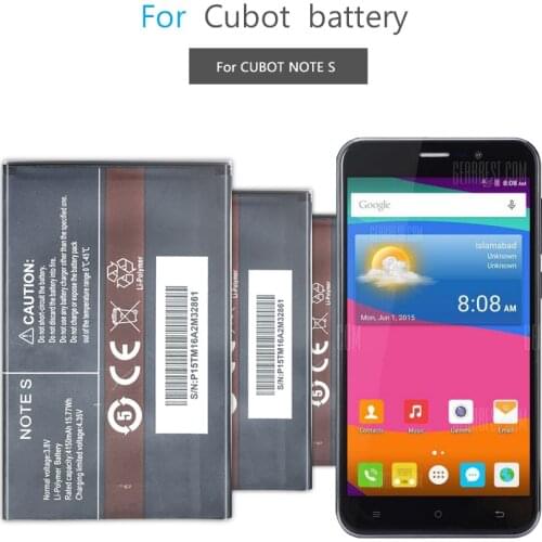 Mobile Phone Battery For CUBOT NOTE S Battery 4150mAh