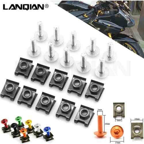 Motorcycle Fairing Screws Fastener Clips Body Spring Nut Bolts Kit For Ducati Scrambler Desert Sled Classic full throttle Parts
