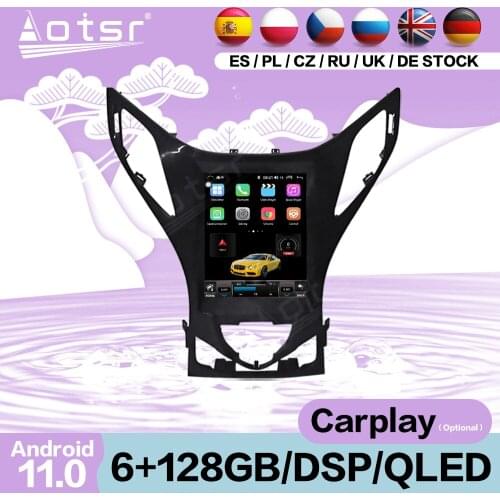 Tesla Screen Android Multimedia Radio Receiver For Hyundai AZERA Grandeur i55 2015-2019 GPS Audio Stereo Video Player Head Unit