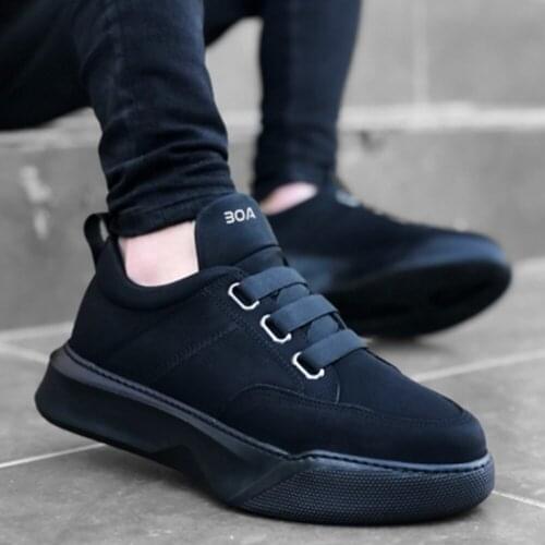 BA0160 Band Men High Base Black Sports Shoes All Seasons Wearable Quality Production Stylish Design Reasonable Prices
