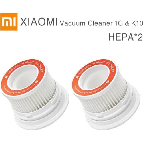 Original XIAOMI MIJIA Handheld Vacuum Cleaner 1C & K10 Part Pack Spare Parts Kits HEPA Filter Roller brush Soft Fluff Brush MOP