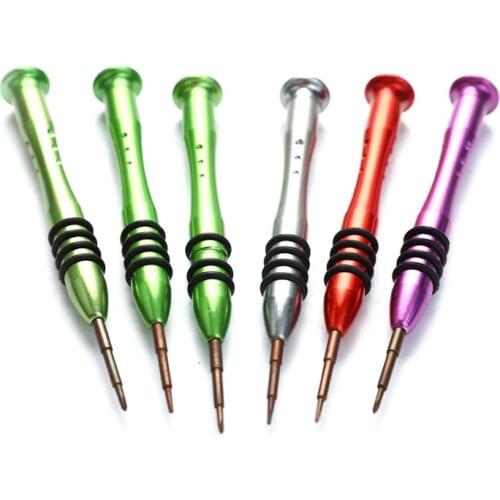 1.2/1.5/0.8mm T2 Y0.6 Pentalobe Screwdriver Non-slip Repair Opening Tool Screwdriver Rubber handle Pentalobe screwdrivers