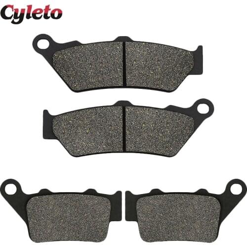 Cyleto Motorcycle Front and Rear Brake Pads for YAMAHA XT660 XT 660 R 660R XT660R 2004-2013