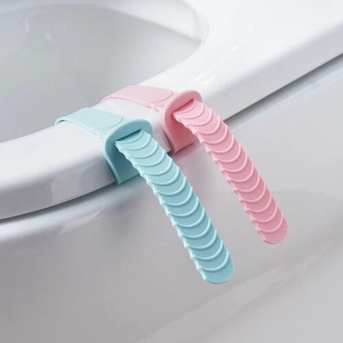 Toilet Seat Cover Lifter Lid Bowl Seat Lift Handle Bathroom Toilet Seat Hot New Anti-dirty Toilet Lid Open Handle