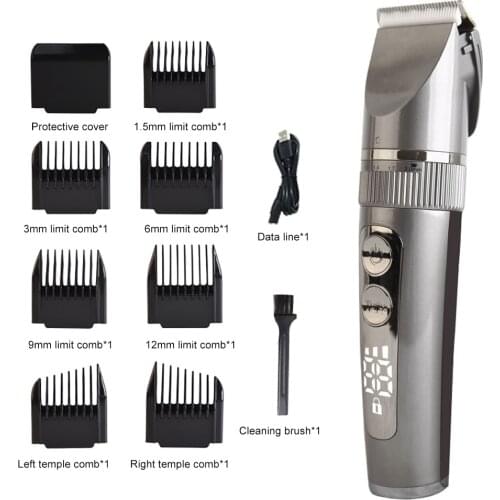 Professional Barber Hair Clipper For Men Electric Razor Hair Trimmer Hair Cutting Machine Beard Cordless Trimmer Shaver