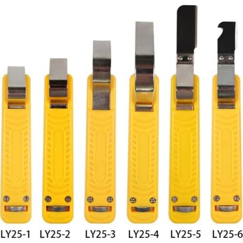 Adjustable Insulation Round Wire Stripper Rubber Handle Cable Stripper PVC Cable 4-50mm Fastness Wire Stripper Knife