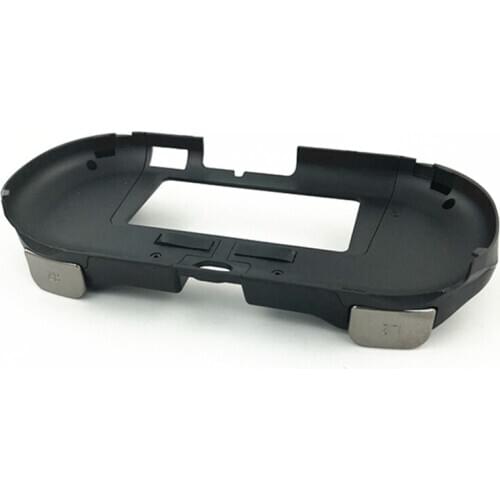 Retail Hand Grip Handle Joypad Stand Shell Case Protector with L2 R2 Trigger Button For PSV 2000 PSV2000 PS VITA 2000 Slim Game