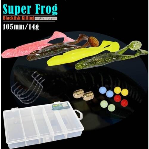 Frog Lure Double Propeller Fishing Lures Soft Lure Worm With Box Silicone Bait Swimbait 105mm/14g Fishing Spoon Lure Wobbler Set