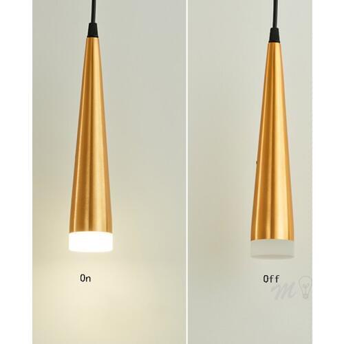 Modern Awl Tube Pendant Lights Led Hanglamp Christmas Decorations for Home Kitchen Fixture Bedroom Luminaire Bar Aluminum Lustre