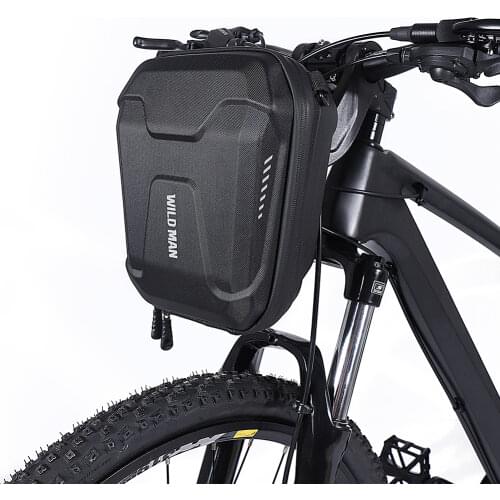 MTB Bike Head Hanging Bag Rainproof Waterproof Electric Scooter EVA Hard Shell Handlebar Bag Kick Scooter Camera 3L Pouch