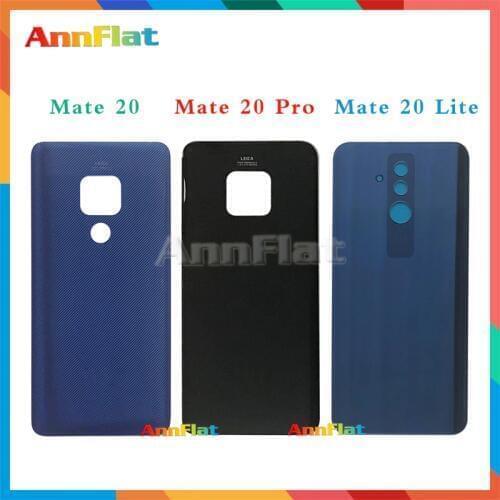 High Quality For Huawei Mate 20 Lite / Mate 20 Pro Back Housing Battery Cover Door Rear Cover Glass Mate20 with Adhesive