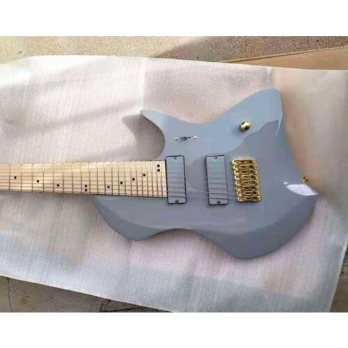 High quality custom edition 8 string electric guitar fixed bridge gold accessories can be customized free shipping