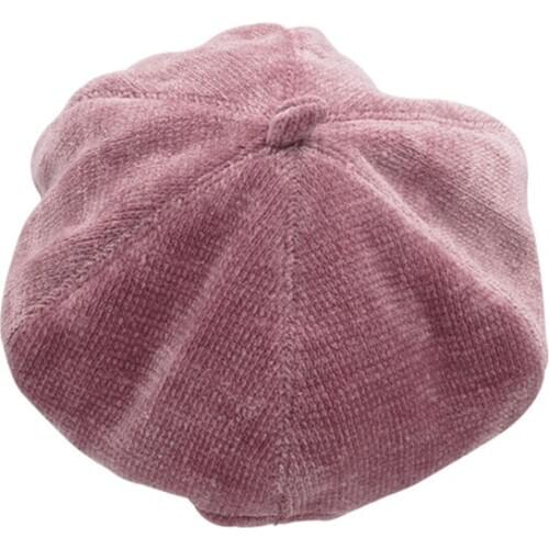 Lady Spring Winter Berets Hats Candy-Colored Painter Style Hat Women Wool Vintage Berets Solid Color Caps Female Bonnet Warm
