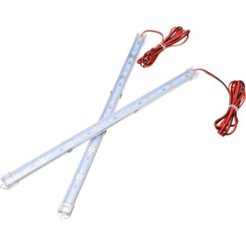 2pcs New 30cm LED Rigid Strip Light DC12V Led Strip Bar Light 21 Leds 5630 LED Cabinet Closet Kitchen Strip Lights