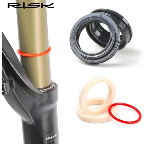 RISK RA146-1 MTB Bike Bicycle 32mm Suspension Front Fork Dust Seal Kit Oil Seal Sponge Rings and 4-in-1 Installation Tool Driver