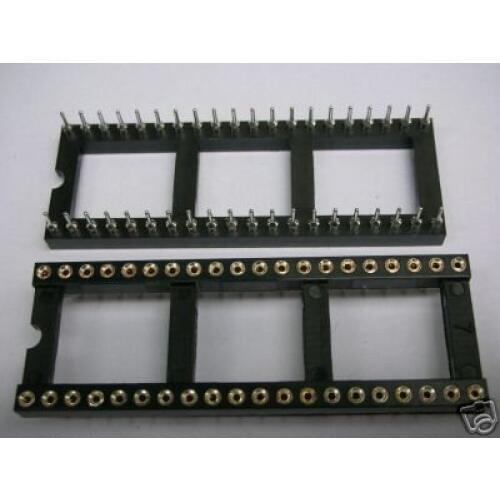 40 PIN GOLD DIP IC SOCKET PANEL ADAPTER SWAP G40S 2pcs