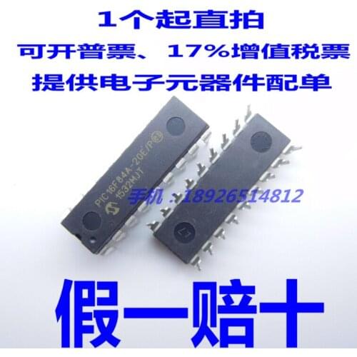 5/PCS NEW PIC16F84A-20E/P Direct Plug Dip18