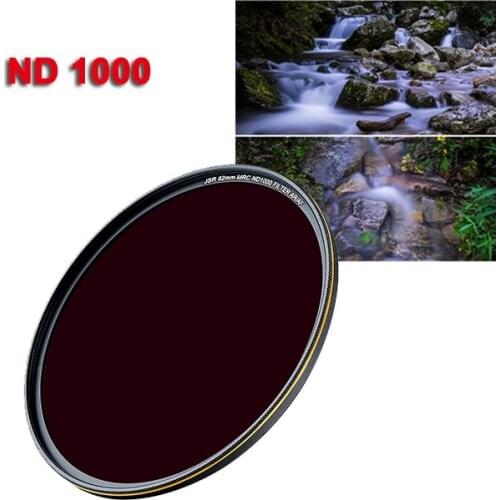 52mm 58mm 62mm 67mm 77mm 82mm ND 1000 Neutral Density ND 1000 Lens Filter for DSLR Camera ND Filter for Canon Nikon Sony Camera