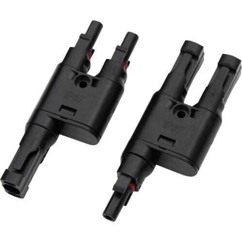 Solar Panel Adapter 2 in 1/3 in1/4 in1/5 in1/6 in1 Connector Cable Splitter Male and female adapter for in parallel connecting