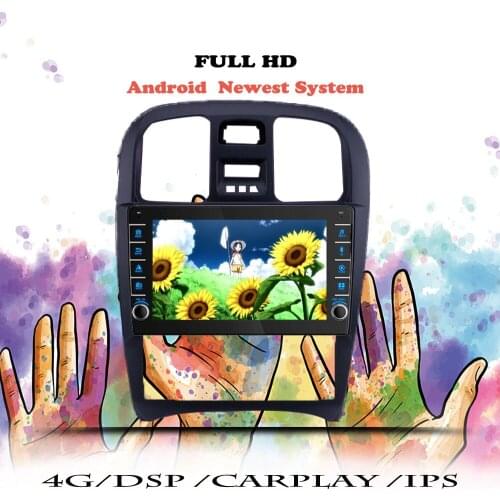 Android 10 Car Radio For Hyundai Sonata 2001 2002 2003 2004 2005 2006 - 2012 Multimedia Player DVD Navigation GPS Tape Recorder