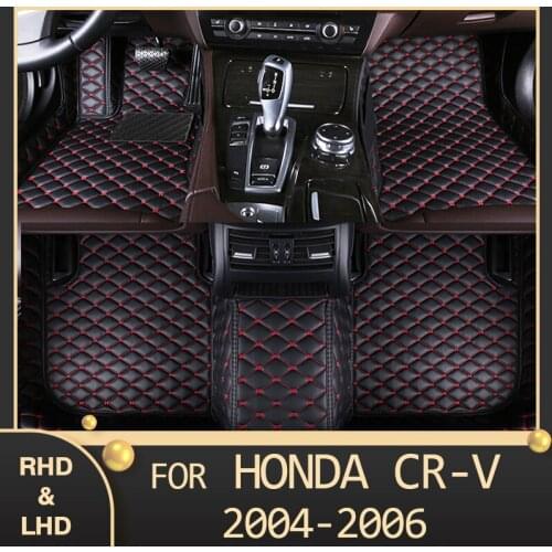 MIDOON Car floor mats for Honda CRV 2004 2005 2006 Custom auto foot Pads automobile carpet cover