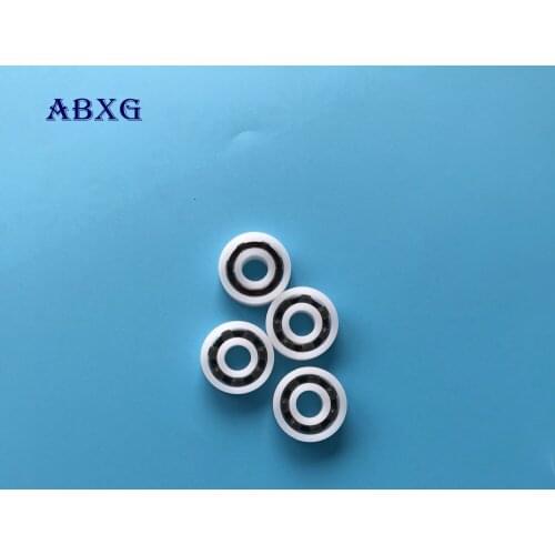 Free shipping 50pcs 628 POM plastic deep groove ball bearing 8x24x8mm with glass balls
