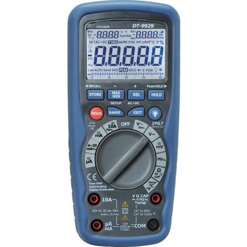 Tester digital electrical Digital multimeter auto range current voltage resistance test DT-9929