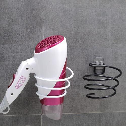 Hair Dryer Holder Rack Barber Salon Styling Storage Straighteners Organizer Hairdryer Stainless Steel Stand Bracket #1230