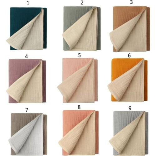 Baby Bath Towel Newborn Cotton Bib Kids Feeding Burp Cloth Scarf Face Washcloth Q1FE