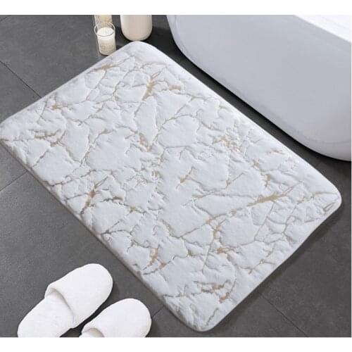 Artificial Rabbit Fur Household Floor Carpet Modern Living Room Sofa Chair Area Bedroom Bathroom Rectangular Carpet Non-slip
