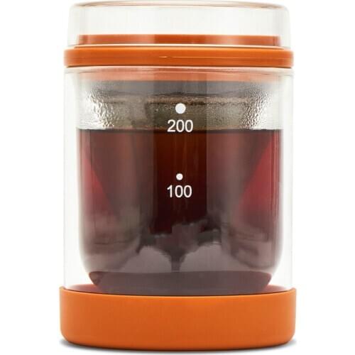 Home double-layer glass ice drip coffee maker spot hot and cold dual-use coffee maker cold extraction pot, kitchen life