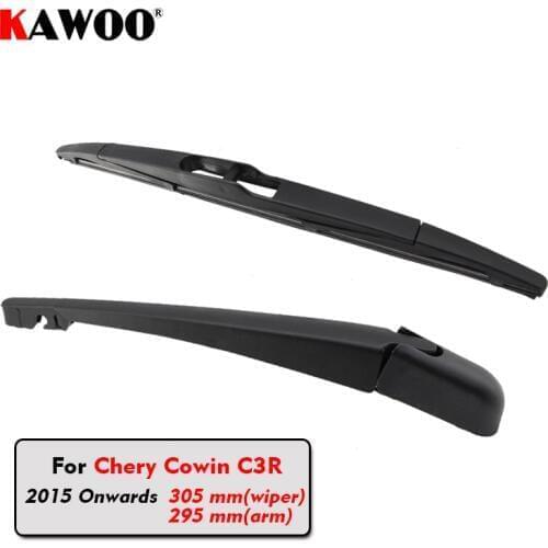 KAWOO Car Rear Wiper Blades Back Window Wipers Arm For Chery Cowin C3R Hatchback (2015-) 305mm Auto Windscreen Blade Accessories
