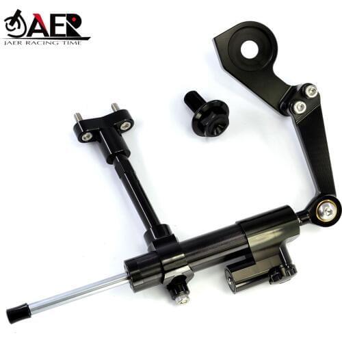 JAER Motorcycle Steering Stabilize Damper Bracket Mount Kit for Yamaha R3 2015-2018 YZF-R3 ABS 2017-2018