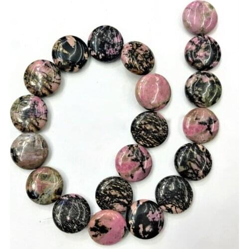 2trands/lot 20MM Natural smooth Rhodochrosite round stone beads for DIY necklace bracelet jewelry making 15 "free delivery