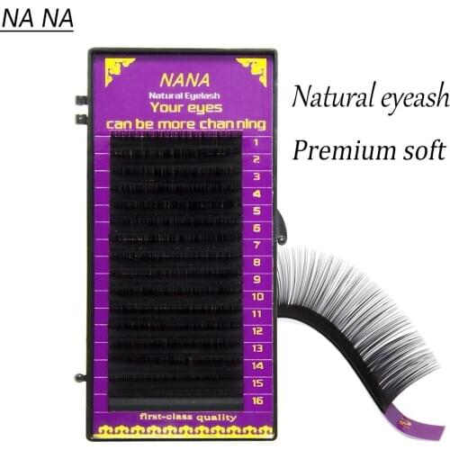 10 quality eyelash extensions tray fake mink single eyelash size single eyelash soft natural eyelash