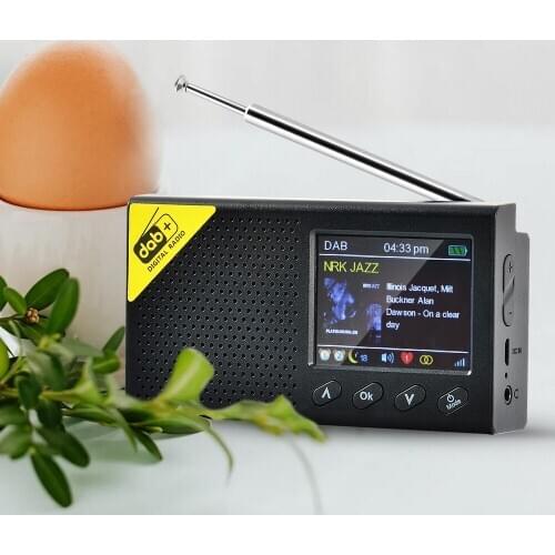 Multimedia Monitor 2.4Inch FM Receiver Digital Radio Speaker HD Display USB Navigation IPhone Music Player Bluetooth Alarm Clock