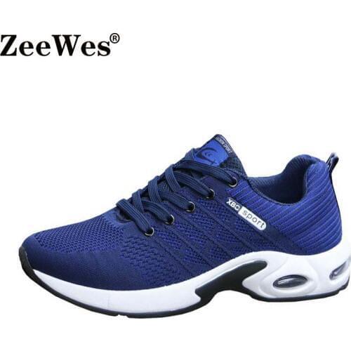 Fashion Sneakers Brand Men Sport Mens Shoes Fly Woven Air Cushion Shoes 2019New Wild Breathable Designer Shoes Men High Quality