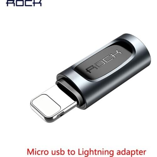 Original For micro to lightning adapter charging cable converter for apple iPhone xs max xr x 8 7 6s plus 5 ipad charger type c