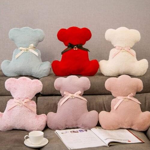 Plush Teddy Bear Toy Plushie Body Pillows for Sofa Elegant Cushions Home Decor Office Chair Soft stuffed Cushion Kids Room Decor