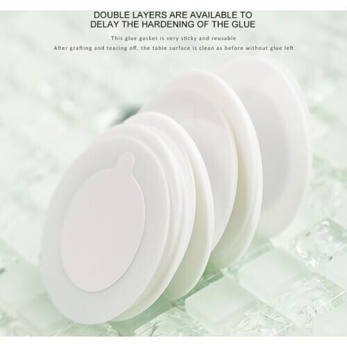 30pcs/bag disposable Eyelash glue holder Pallet Eyelash Extension glue pads lashes stickers stand on eyelash jade stone