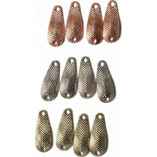 12PCS/lot 2.5g3.1cm metal lure fishing spoons striped bass fishing lure 3Silver colors Artificial bait Fish Tackle