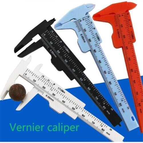 80mm Caliper Woodworking Tools Instrumentation Ruler Tool For Wood Pachymeter Micrometer Vernier mm-inch Double Rule Scale