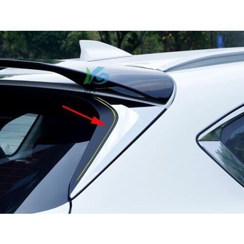2Pcs Car Styling Rear Window Corner Trim Car Stickers Decoration For Mazda CX-5 CX5 2017 2018 KF 2nd Gen