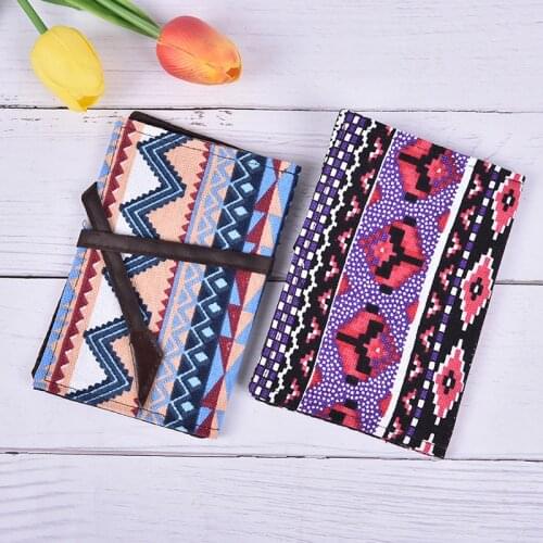 Hot Sale National Style PU Tobacco Pouch With Holder Tobacco Wallet Bag Purse Bag Burning Piece Gift