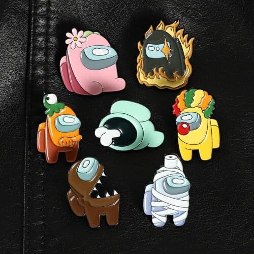 Game Cartoon Anime Badges Women Lapel Pins Fashion Enamel Brooches Jewelry On Backpack New Hijab Pins Decorative Badges Brooch