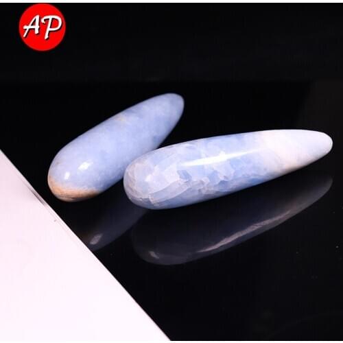 1pc Natural Quartz Eye Scraping Acupuncture Kyanite Massage Stick Crystal Face Cosmetology Body Scraping Cosmetology