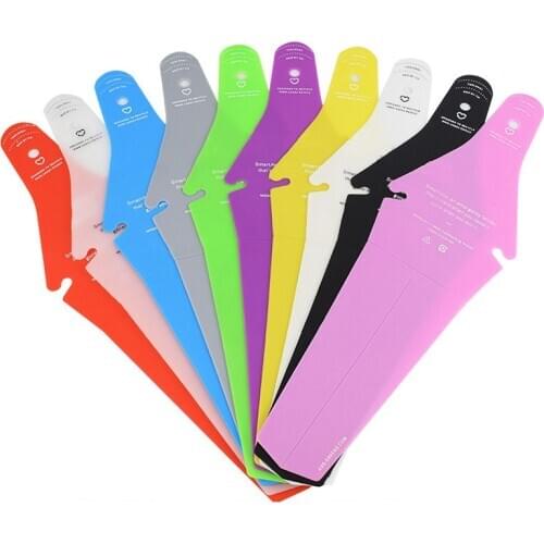 1pcs Bicycle Fender Plastic Colored Dead Fly Bike Mudguard Bike Rear Mudguard Mini Butt Savior Cycling Decorative Supplies