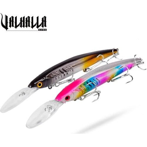 1PCS Minnow Lures 15CM/12.2G Fishing Lure 6 Color Fishing Bait 2# fishing tackle