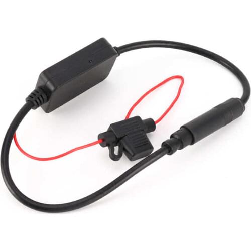 12V Universal Car Antenna Signal Amplifier Booster Noise Reduction Provide High Output Current
