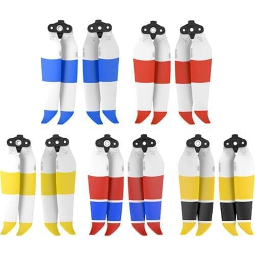 2 Pairs Multicolor Propellers Replacement, 7238F Low-Noise Quick-Release Propellers Compatible with DJI Mavic Air 2S